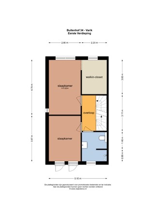 Floorplan - Buitenhof 34, 4064 EW Varik