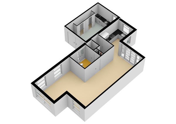 Floorplan - Jacob de Jonghstraat 27, 4171 BX Herwijnen