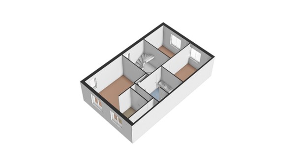 Floorplan - Stevenstraat 9, 4175 HK Haaften