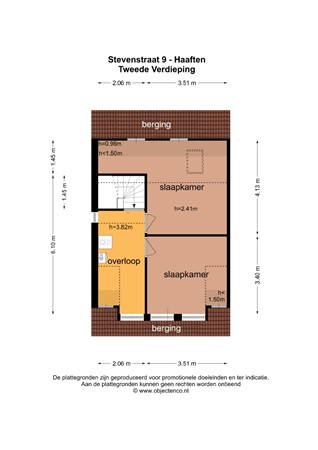 Floorplan - Stevenstraat 9, 4175 HK Haaften