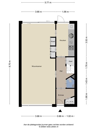 Floorplan - Graaf Janlaan 3, 1181 EC Amstelveen