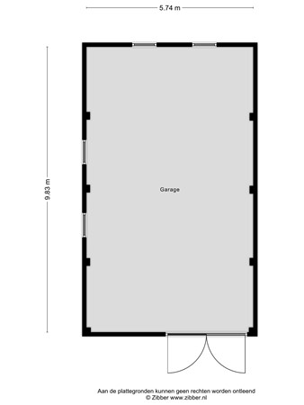 Floorplan - Eerste Stationsstraat 171, 2712 HG Zoetermeer