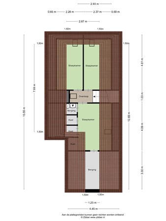 Floorplan - Binnenpad 39, 8355 BR Giethoorn