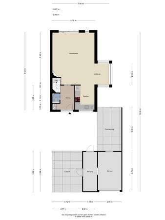 Floorplan - Jan van Kanrede 105, 2901 TA Capelle aan den IJssel