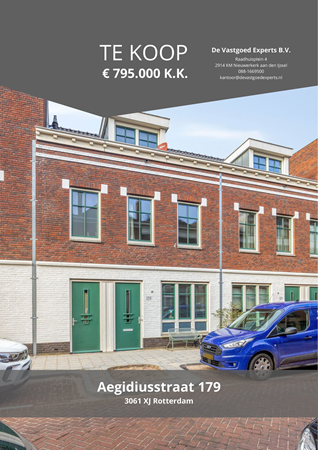 Brochure preview - Aegidiusstraat 179, 3061 XJ ROTTERDAM (1)