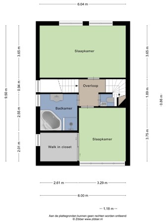 Floorplan - Couperinstraat 20, 2901 RA Capelle aan den IJssel