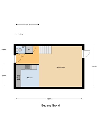 Arnoldus Jacobsstraat 4, 4051 AN Ochten - Begane_Grond.jpg
