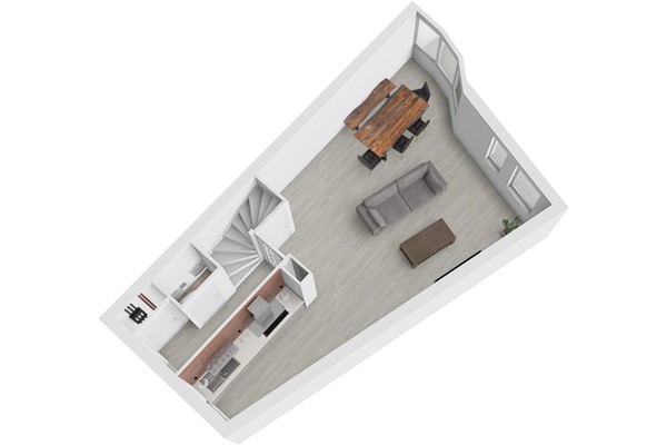 Floorplan - Kamilleveld 3, 3124 CE Schiedam