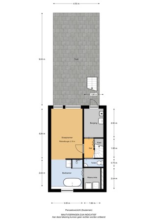 Krommedijk 194, 3312 LH Dordrecht - Krommedijk 194_Perceeloverzicht (Souterrain).jpg