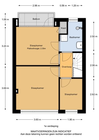 Van Limburg Stirumplantsoen 14, 3317 GP Dordrecht - Van Limburg Stirumplantsoen 14_1e verdieping.jpg