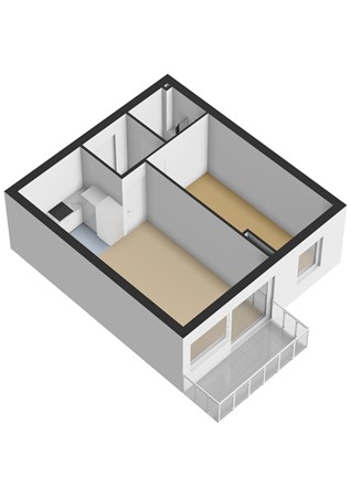 Pontonniersweg 75, 3353 SC Papendrecht - Pontonniersweg 75_6e verdieping_3D.jpg