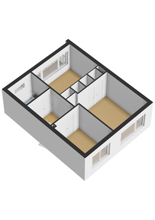 Groenekruislaan 28, 3319 RJ Dordrecht - Groenekruislaan 28_1e verdieping_3D.jpg