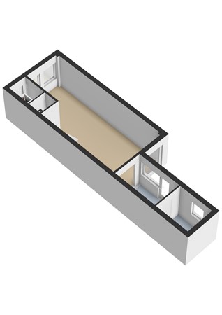 Louis Bothastraat 5, 3312 EL Dordrecht - Louis Bothastraat 5_Begane grond_3D.jpg