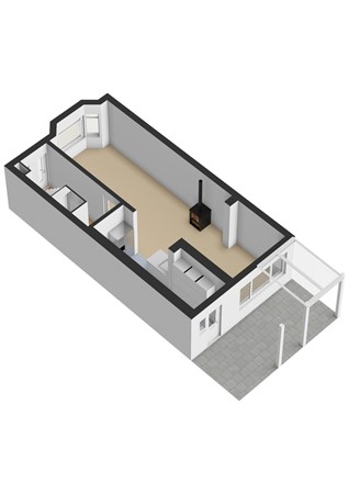 Clementstraat 19, 3314 EA Dordrecht - Clementstraat 19_Begane grond_3D.jpg