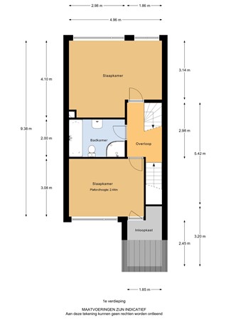 Indus 45, 3328 NC Dordrecht - Indus 45-1e verdieping-2D.jpg