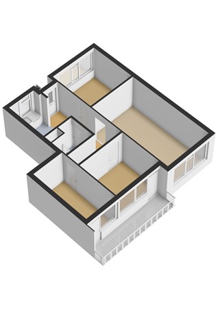 Schipbeekstraat 132, 3313 AS Dordrecht - Schipbeekstraat 132_2e verdieping_3D.jpg