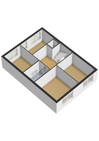 Kombuis 12, 3356 DH Papendrecht - Kombuis 12_1e verdieping_3D.jpg