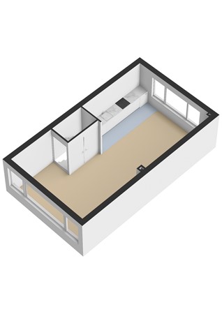 Oosterdiep 21, 3313 TE Dordrecht - Oosterdiep 21 - 1e verdieping - 3D.jpg