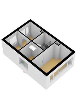 Van Blanckenburgstraat 44, 3314 WN Dordrecht - Van Blanckenburgstraat 44_1e Verdieping_3D.jpg