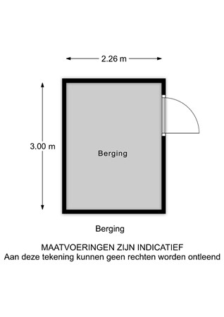 Burgemeester Beelaertspark 77, 3319 AN Dordrecht - Burgemeester Beelaertspark 77 - Berging - 2D.jpg