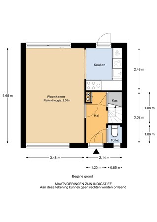 Nijhofflaan 4, 3319 BR Dordrecht - Nijhofflaan 4 - Begane grond - 2D.jpg