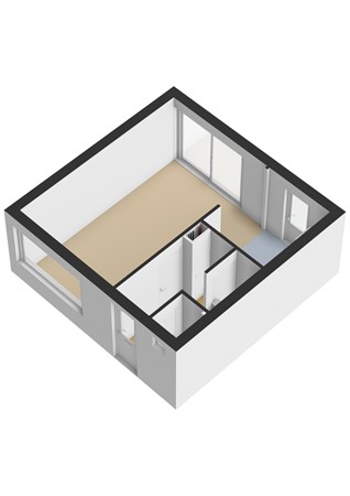 Nijhofflaan 4, 3319 BR Dordrecht - Nijhofflaan 4 - Begane grond - 3D.jpg