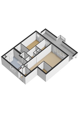 Slangenburg 283, 3328 DZ Dordrecht - Slangenburg 283 - 1e verdieping - 3D.jpg