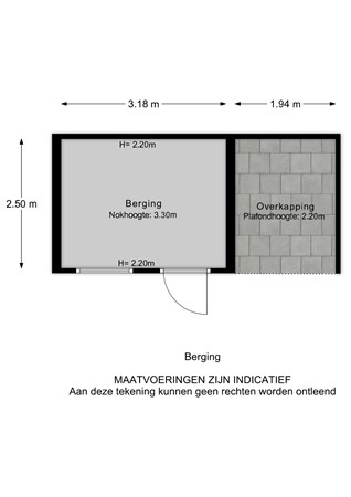 Dubbeldreef 16, 3319 BJ Dordrecht - Dubbeldreef 16 - Berging - 2D.jpg