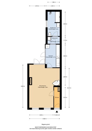 Lombokstraat 13, 3312 VD Dordrecht - Lombokstraat 13 - Begane grond - 2D.jpg