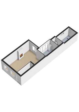 Lombokstraat 13, 3312 VD Dordrecht - Lombokstraat 13 - Begane grond - 3D.jpg