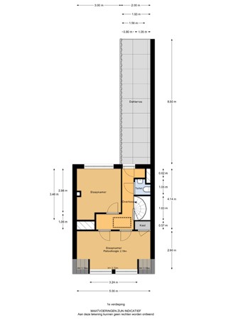 Lombokstraat 13, 3312 VD Dordrecht - Lombokstraat 13 - 1e verdieping - 2D.jpg