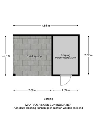 Joke Smit-Erf 122, 3315 VE Dordrecht - Joke Smit-erf 122 - Berging - 2D.jpg