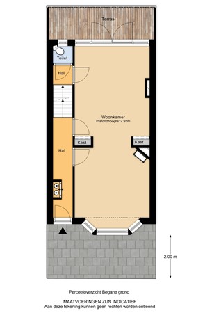 Floresstraat 38, 3312 HH Dordrecht - Floresstraat 38 - Perceeloverzicht Begane grond - 2D.jpg