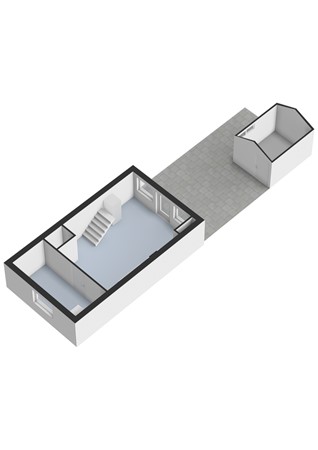 Floresstraat 38, 3312 HH Dordrecht - Floresstraat 38 - Perceeloverzicht  Souterrain - 3D.jpg