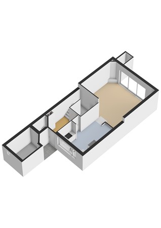 Iroko 207, 3315 PR Dordrecht - Iroko 207_Begane grond - 3D.jpg