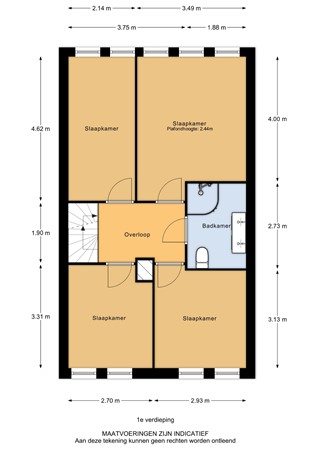 Iroko 207, 3315 PR Dordrecht - Iroko 207_1e verdieping - 2D.jpg