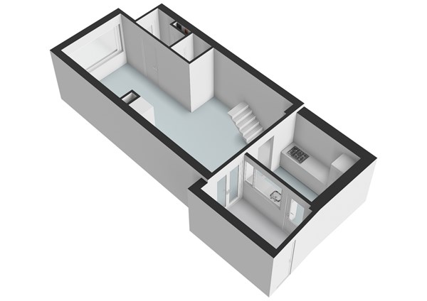 Sint Janslaan 24, 1402 LT Bussum - Sint Janslaan 24 - Bussum - Begane_grond - 3D  _1.jpg