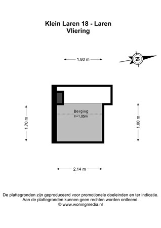 Klein Laren 18, 1251 LP Laren - Klein Laren 18 - Laren - Vliering - 2D.jpg