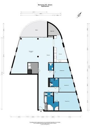 Marinaweg 103, 1361 AH Almere - Marinaweg 103 - Almere - Appartement - 2D.jpg