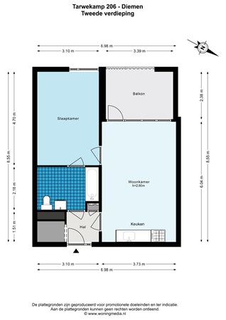 Tarwekamp 206, 1112 HL Diemen - 