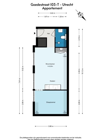 Goedestraat 103T, 3572 RP Utrecht - 