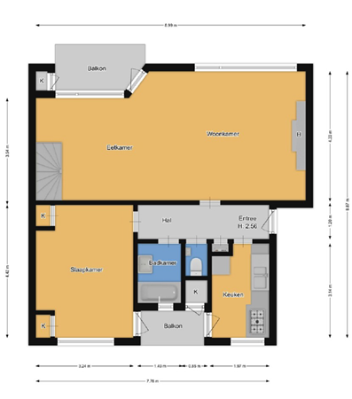 Generaal de la Reijlaan 14BII, 1404 BS Bussum - 
