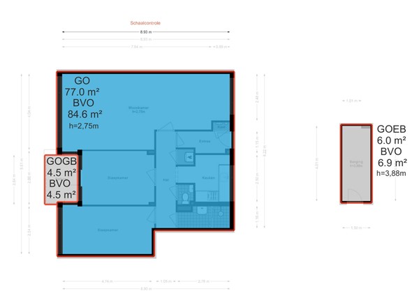 Antony Moddermanstraat 118, 1063 LV Amsterdam - Antony Moddermanstraat 118 - Amsterdam - NEN plattegrond - 2D.jpg