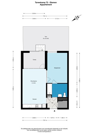 Tarwekamp 72, 1112 HG Diemen - Tarwekamp 72 - Diemen - Appartement - 2D.jpg