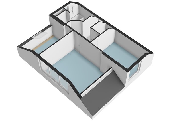 Roggekamp 141, 1112 JB Diemen - Roggekamp 141 - Diemen - 3e_verdieping - 3D  _3.jpg