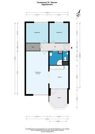 Tarwekamp 78, 1112 HG Diemen - 