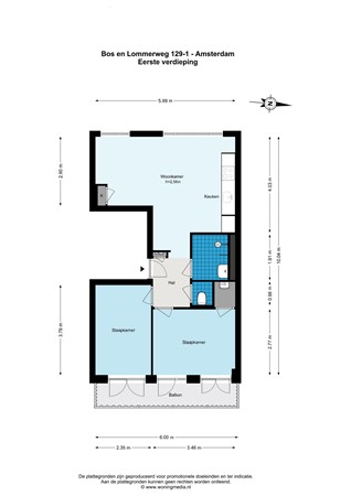 Bos en Lommerweg 129-1, 1055 DR Amsterdam - 