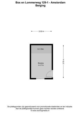 Bos en Lommerweg 129-1, 1055 DR Amsterdam - 