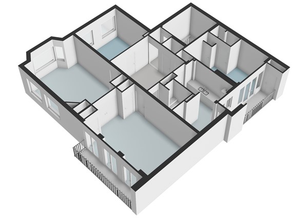 Olympiaplein 89-3, 1077 CS Amsterdam - Olympiaplein 89-3 - Amsterdam - 3e_verdieping - 3D  _1.jpg
