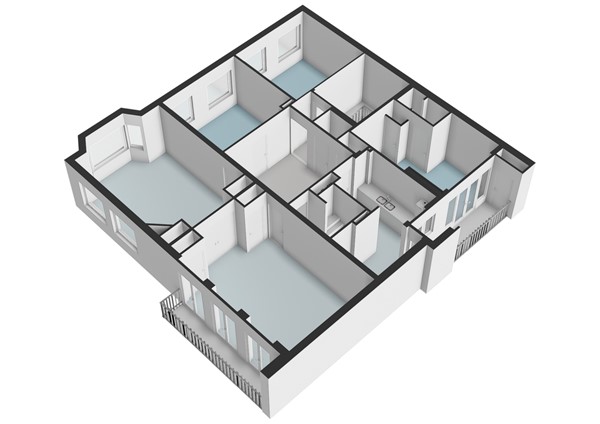 Olympiaplein 89-3, 1077 CS Amsterdam - Olympiaplein 89-3 - Amsterdam - 3e_verdieping - 3D  _1.jpg